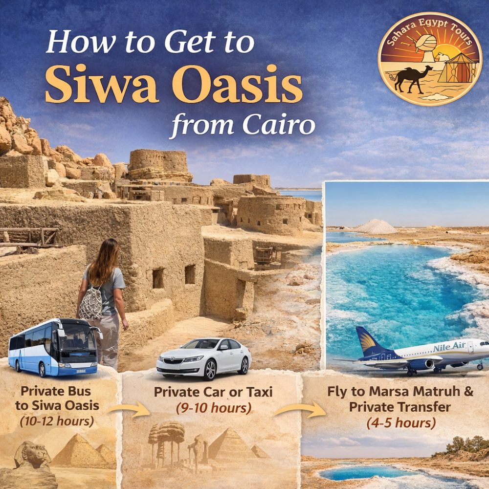 How to get to Siwa Oasis from Cairo, Sahara Egypt Tours